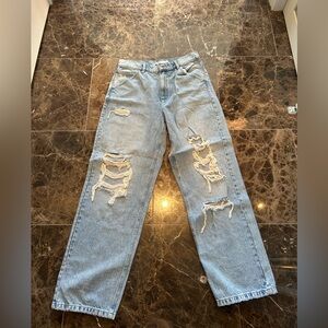 Garage Wide Leg Light Wash Jeans Size 7 In Great Condition